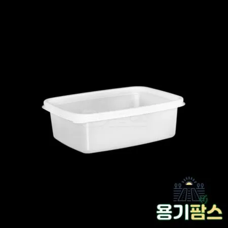 SW 사각 반죽용기 소 300ml 반투명 600개 일회용 배달포장 소분용기 미니죽용기 이미지