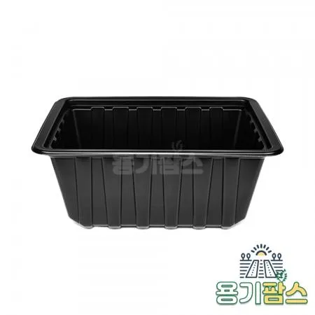 SW 실링용기 23189 71호 2200ml 검정 400개 고강도PP용기 보쌈 족발포장 이미지