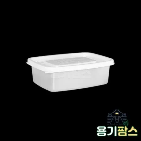 SW 사각 반죽용기 소 300ml 반투명 600개 일회용 배달포장 소분용기 미니죽용기
