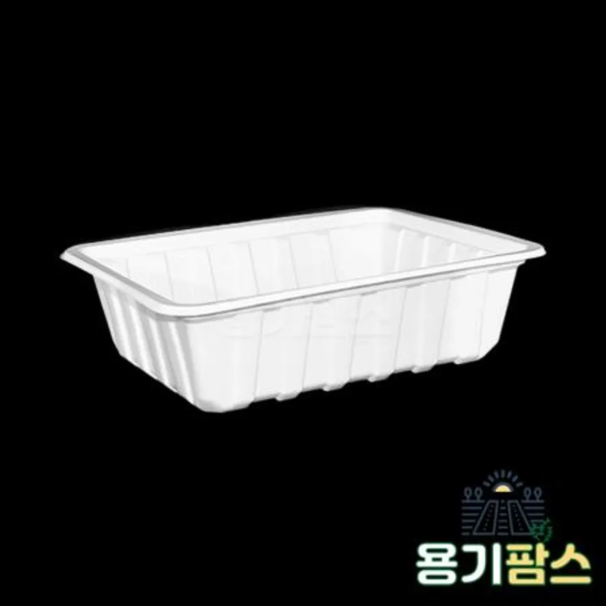 SW 실링용기 23187 84호 1500ml 백색 500개 고강도PP용기 보쌈 족발포장 이미지