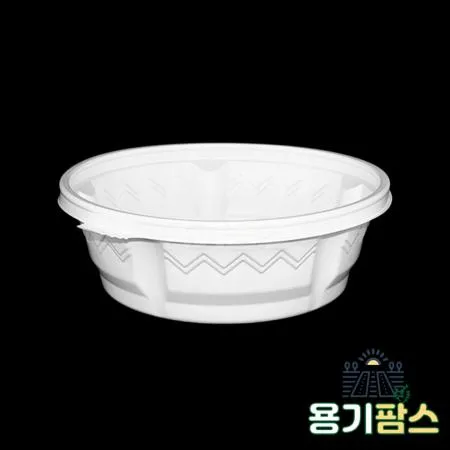 SW 225파이 원형 탕용기 특소 1.7L 백색 100개 탕포장 마라탕용기 감자탕포장 이미지