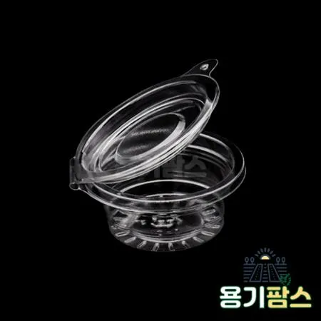 SW 원형 원터치 소스용기 소 70ml 투명 1500개 소스컵 반찬통