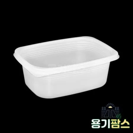 SW 사각 죽용기 대 920ml 반투명 500개 배달 포장용기 전자레인지사용 계란찜용기 이미지