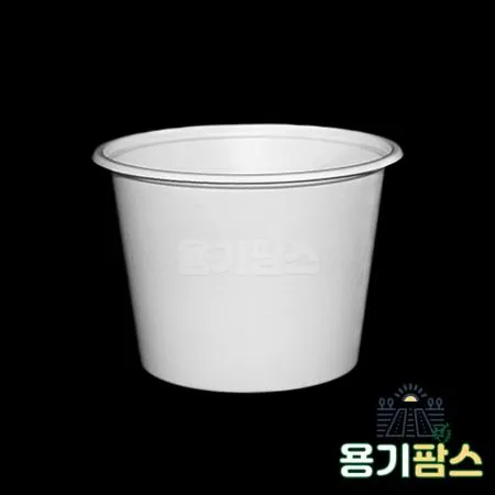 SW 105파이 국용기 특대 420ml 백색 1000개 일회용소스 국물용기 다용도컵 5호 이미지