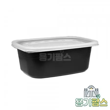 SW 사각 죽용기 대 920ml 검정 500개 배달 포장용기 전자레인지사용 계란찜용기