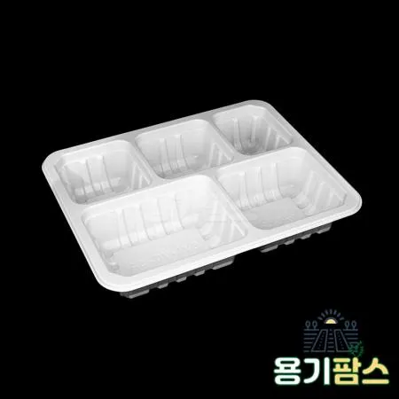 SW 실링용기 23185 70-5호 1000ml 백색 600개 고강도PP용기 반찬포장 이미지
