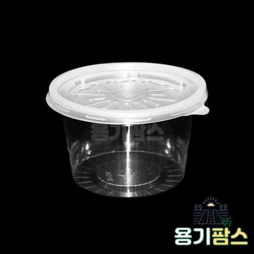 SW 105파이 국용기 대 370ml 투명 1000개 일회용소스용기 국물용기 다용도컵5호 이미지