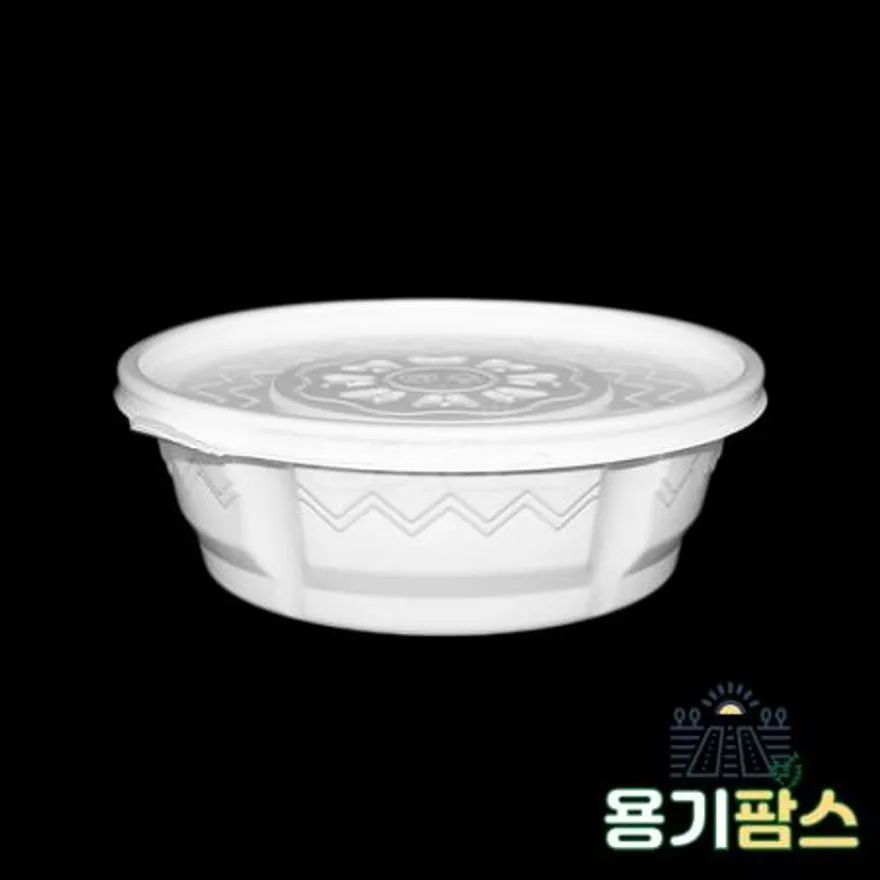 SW 225파이 원형 탕용기 특소 1.7L 백색 100개 탕포장 마라탕용기 감자탕포장 이미지