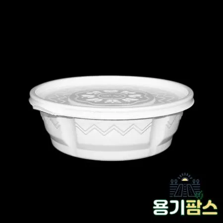 SW 225파이 원형 탕용기 특소 1.7L 백색 100개 탕포장 마라탕용기 감자탕포장 이미지