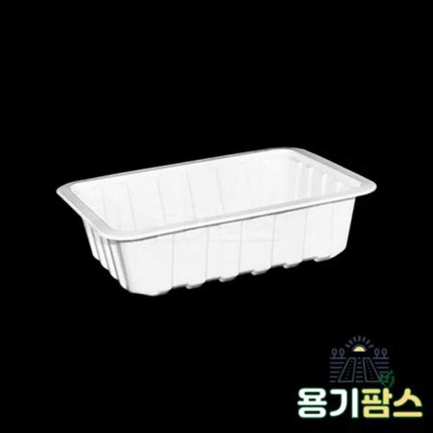 SW 실링용기 19145 바비큐 2-5호 900ml 백색 800개 고기 족발 보쌈 포장용기 이미지