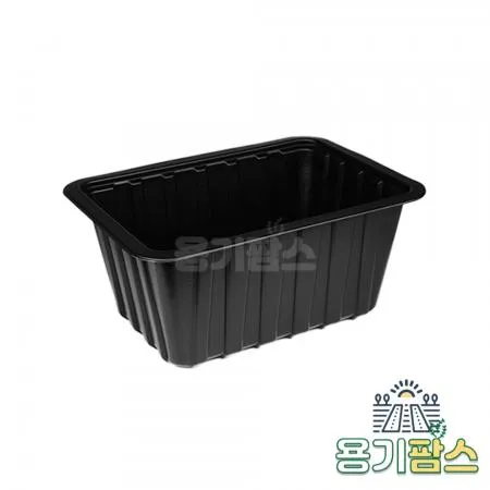 SW 실링용기 19149 바비큐 1호 1350ml 검정 800개 고기 족발 보쌈 포장용기