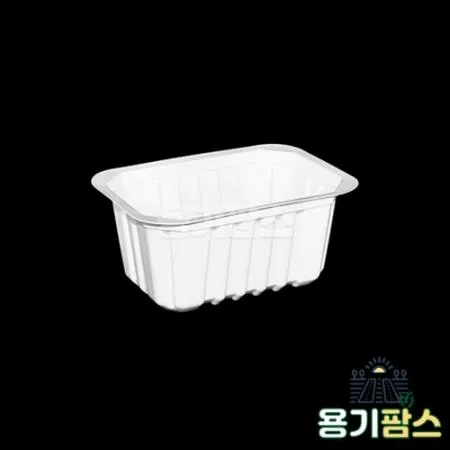 SW 실링용기 135906 바비큐 4호 400ml 백색 1400개 고강도 PP 분식포장 이미지