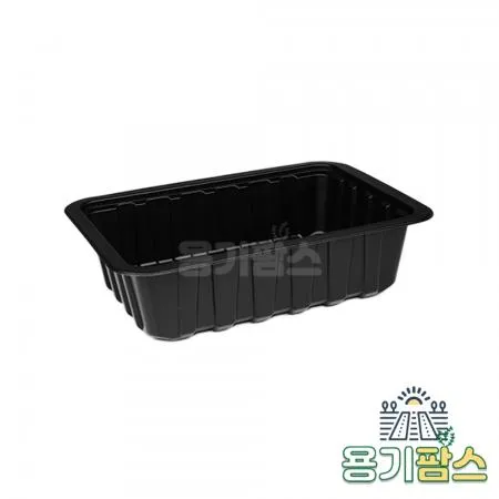 SW 실링용기 19145 바비큐 2-5호 900ml 검정 800개 고기 족발 보쌈 포장용기