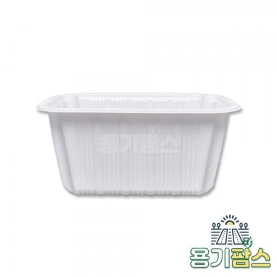 SW 실링용기 19159 1450ml 백색 720개 고강도 PP 보쌈포장 탕포장 이미지