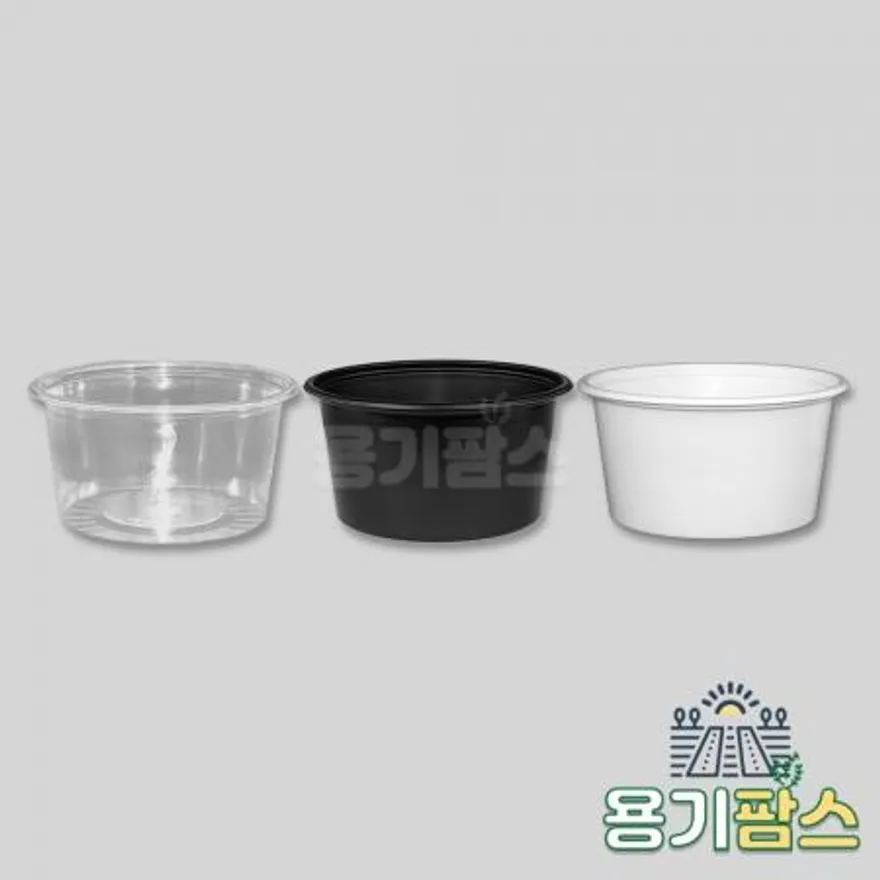 SW 105파이 국용기 소 270ml 투명 1000개 일회용소스용기 국물용기 다용도컵5호 이미지