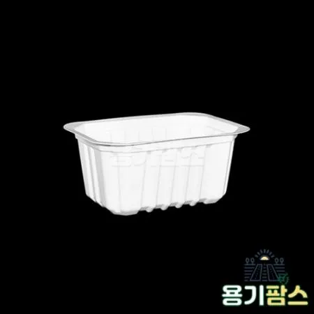 SW 실링용기 135906 바비큐 4호 400ml 백색 1400개 고강도 PP 분식포장