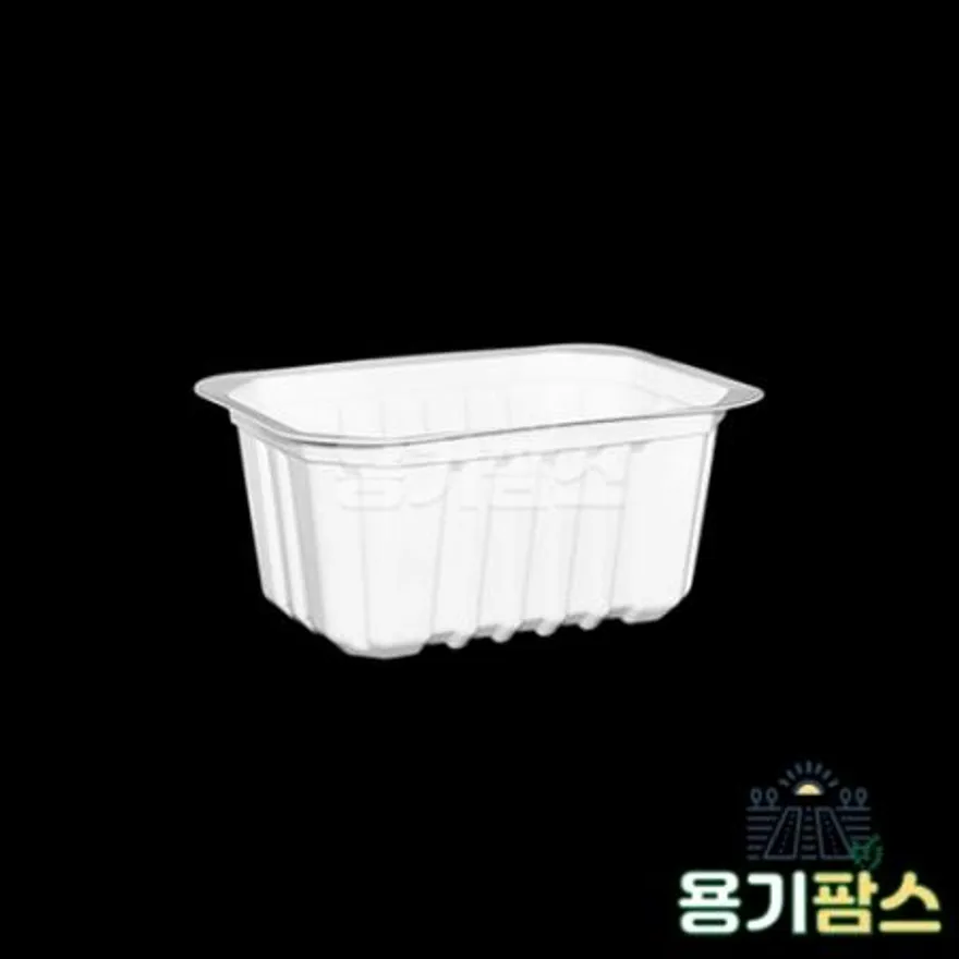 SW 실링용기 135906 바비큐 4호 400ml 백색 1400개 고강도 PP 분식포장 이미지