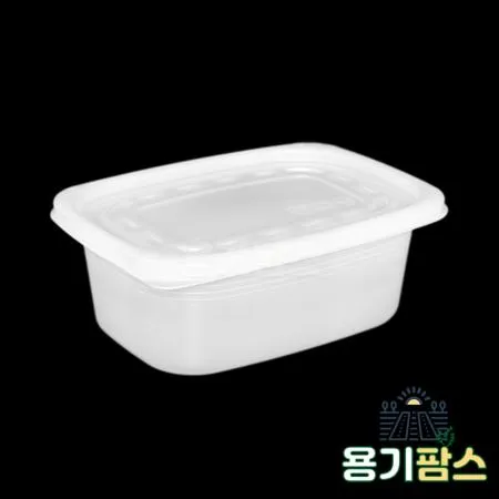 SW 사각 죽용기 대 920ml 반투명 500개 배달 포장용기 전자레인지사용 계란찜용기 이미지