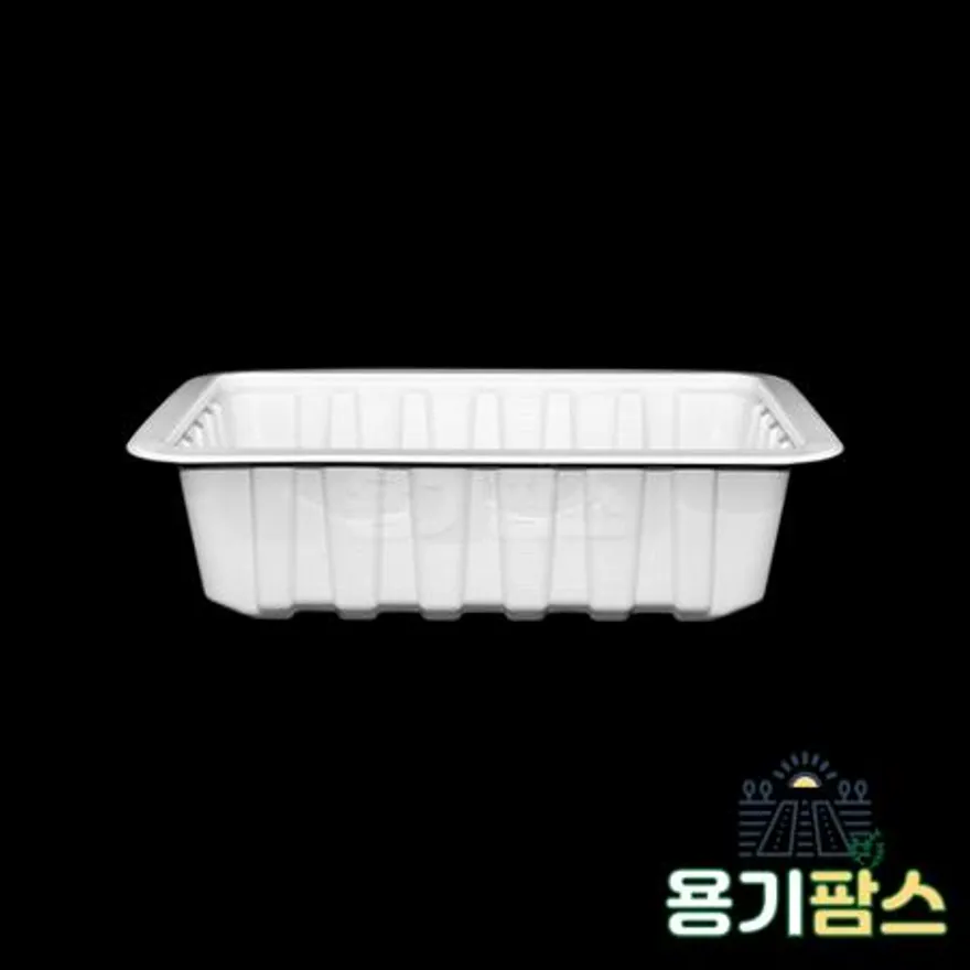 SW 실링용기 19145 바비큐 2-5호 900ml 백색 800개 고기 족발 보쌈 포장용기 이미지