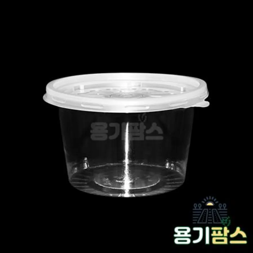 SW 105파이 국용기 대 370ml 투명 1000개 일회용소스용기 국물용기 다용도컵5호 이미지