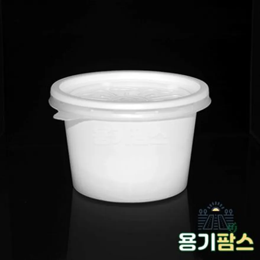 SW 95파이 국물용기 대 270ml 백색 1000개 일회용소스용기 국용기 다용도컵 4호 이미지