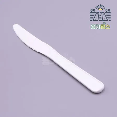 개별포장 일회용 나이프 백색 165mm 2000개 캠핑커트러리 포케포장 빵칼 다용도나이프 이미지