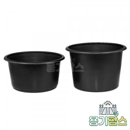 SW 95파이 국물용기 소 200ml 검정 1000개 일회용소스용기 국용기 다용도컵 4호 이미지