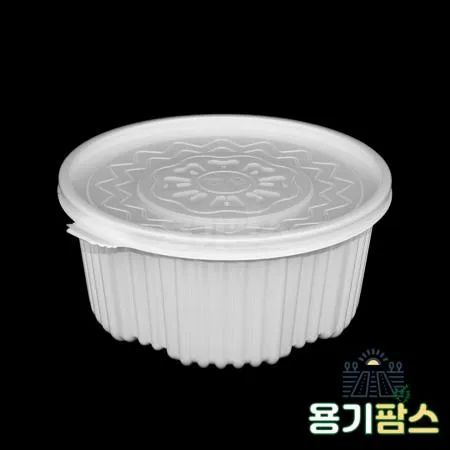 SW 225파이 원형 탕용기 중 2.4L 백색 100개 탕포장 마라탕용기 감자탕포장