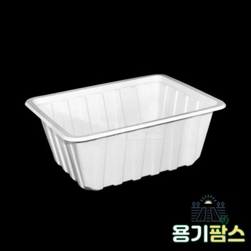 SW 실링용기 23189 71호 2200ml 백색 400개 고강도PP용기 보쌈 족발포장 이미지