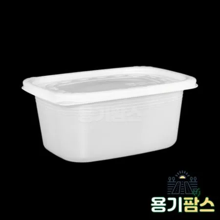 SW 사각 죽용기 특대 1050ml 반투명 500개 배달 포장용기 전자레인지 계란찜용기