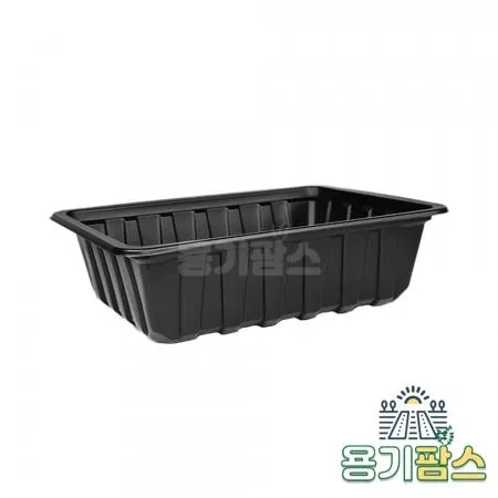 SW 실링용기 23187 84호 1500ml 검정 500개 고강도PP용기 보쌈 족발포장