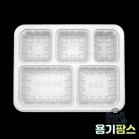 SW 실링용기 23185 70-5호 1000ml 백색 600개 고강도PP용기 반찬포장 이미지