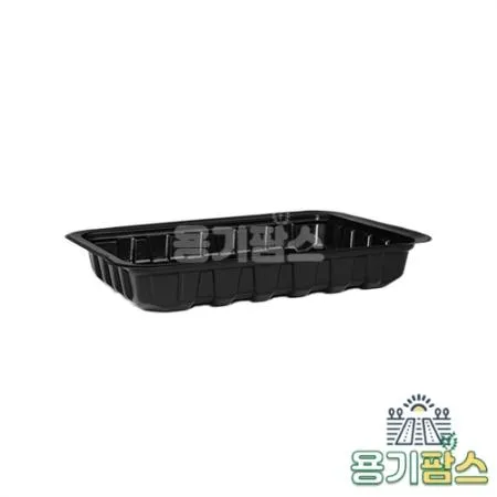 SW 실링용기 19144 바비큐 3-5호 500ml 검정 1200개 고강도 PP 분식포장