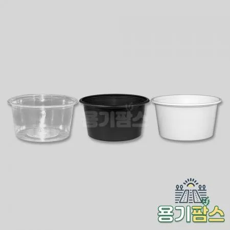 SW 105파이 국용기 대 370ml 투명 1000개 일회용소스용기 국물용기 다용도컵5호 이미지