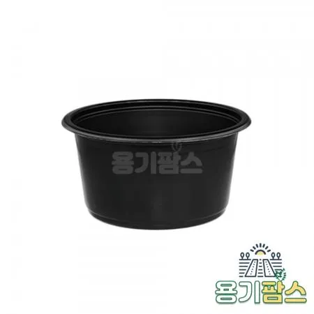 SW 95파이 국물용기 소 200ml 검정 1000개 일회용소스용기 국용기 다용도컵 4호 이미지