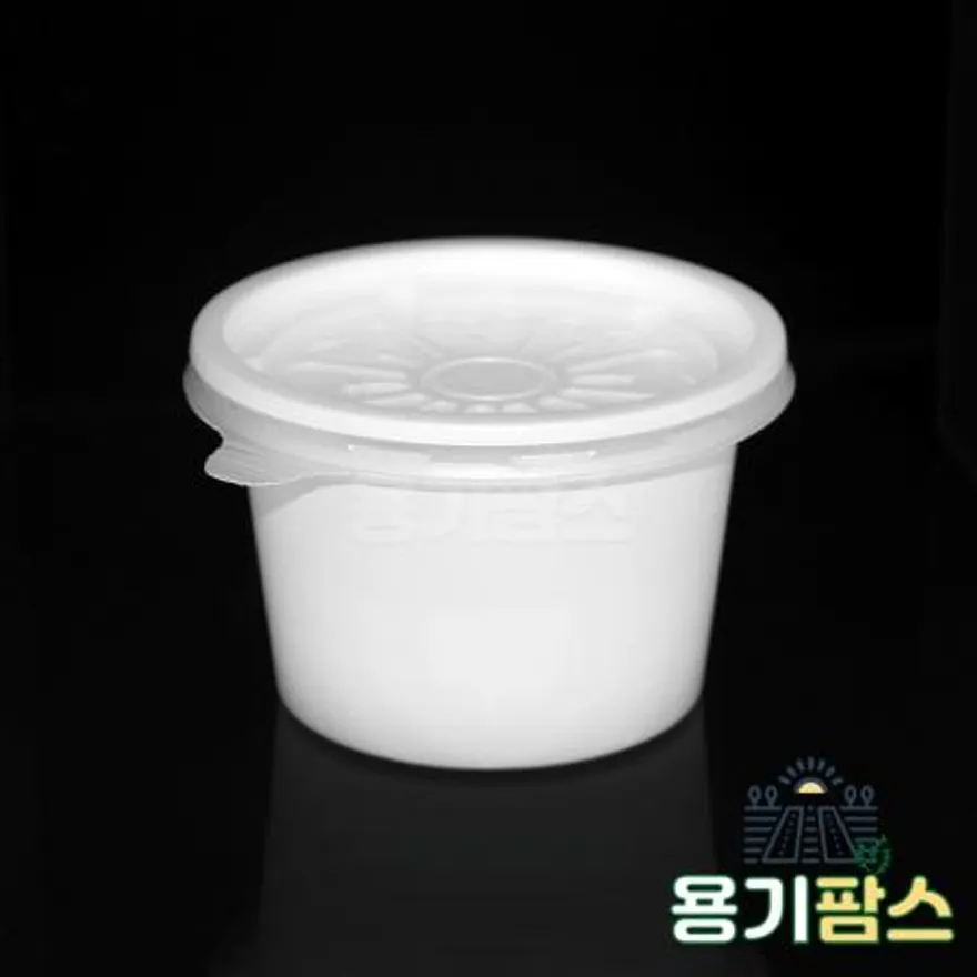 SW 95파이 국물용기 대 270ml 백색 1000개 일회용소스용기 국용기 다용도컵 4호 이미지