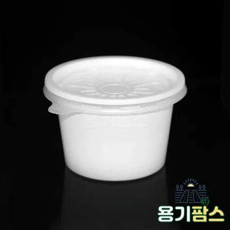 SW 95파이 국물용기 대 270ml 백색 1000개 일회용소스용기 국용기 다용도컵 4호 이미지