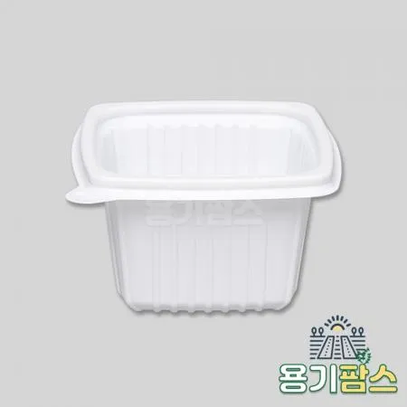 SW 105 사각 국용기 대 350ml 백색 1000개 일회용밥용기 국물용기 다용도컵 이미지