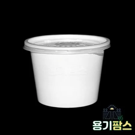 SW 105파이 국용기 특대 420ml 백색 1000개 일회용소스 국물용기 다용도컵 5호