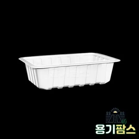 SW 실링용기 19145 바비큐 2-5호 900ml 백색 800개 고기 족발 보쌈 포장용기 이미지