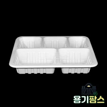 SW 실링용기 23185 70-5호 1000ml 백색 600개 고강도PP용기 반찬포장 이미지