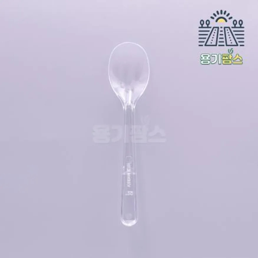 아이스크림스푼 대 투명 개별포장 4000개 젤라또스푼 요거트수저 베라숟가락 이미지