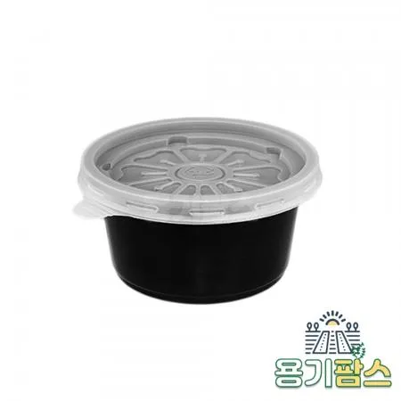 SW 95파이 국물용기 소 200ml 검정 1000개 일회용소스용기 국용기 다용도컵 4호 이미지