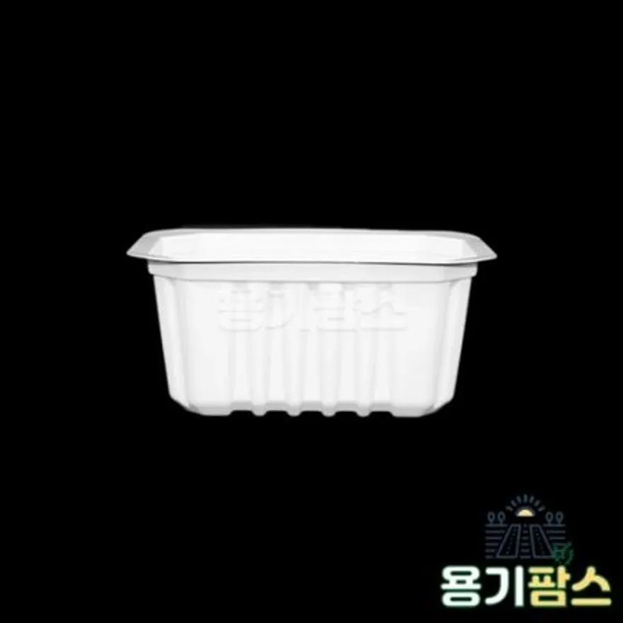 SW 실링용기 135906 바비큐 4호 400ml 백색 1400개 고강도 PP 분식포장 이미지