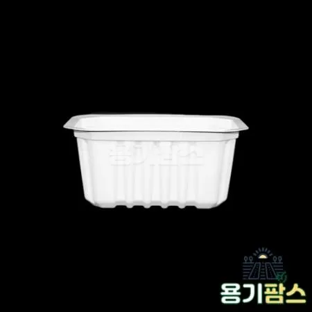 SW 실링용기 135906 바비큐 4호 400ml 백색 1400개 고강도 PP 분식포장 이미지