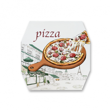 일성박스 피자박스(신신)8각 13인치(340x340) 조립형 100장