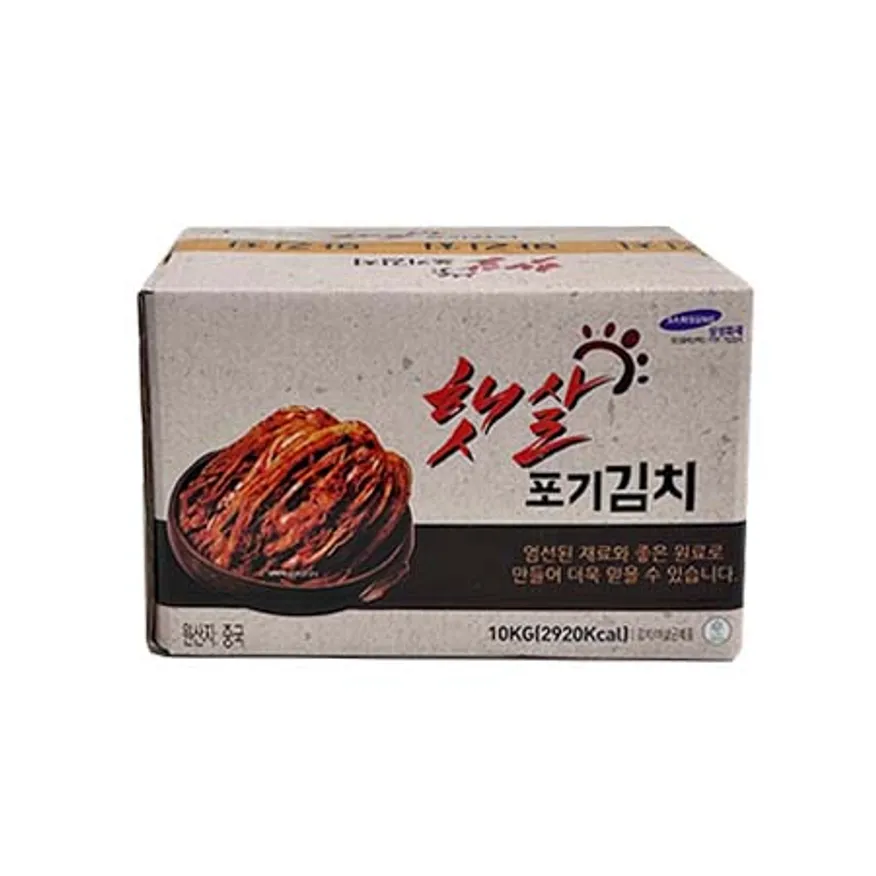 햇살 포기김치 10kg (자른김치/업소용/수입김치) 이미지
