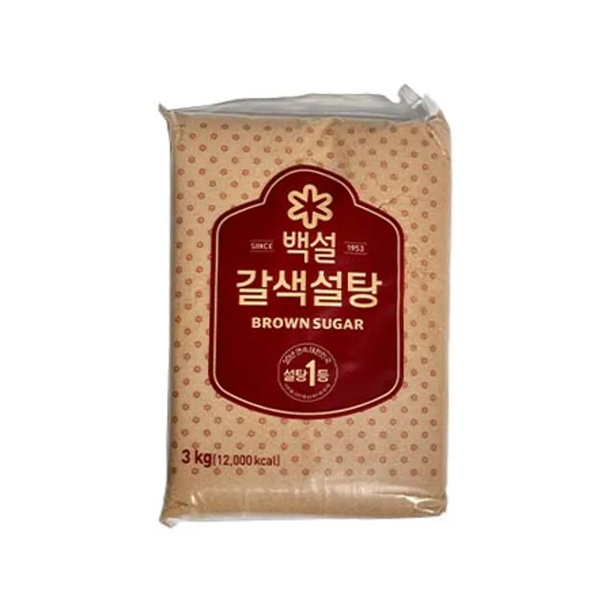 백설 갈색설탕 3kg 이미지