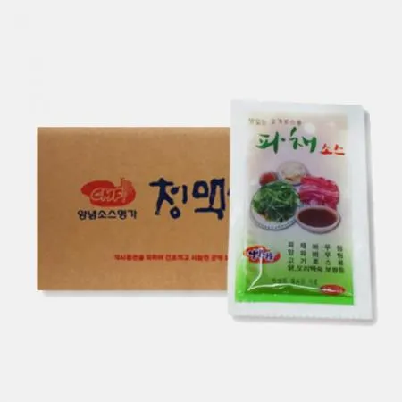 청맥 파채소스 20g 증정용 1박스 양파절임 무침 