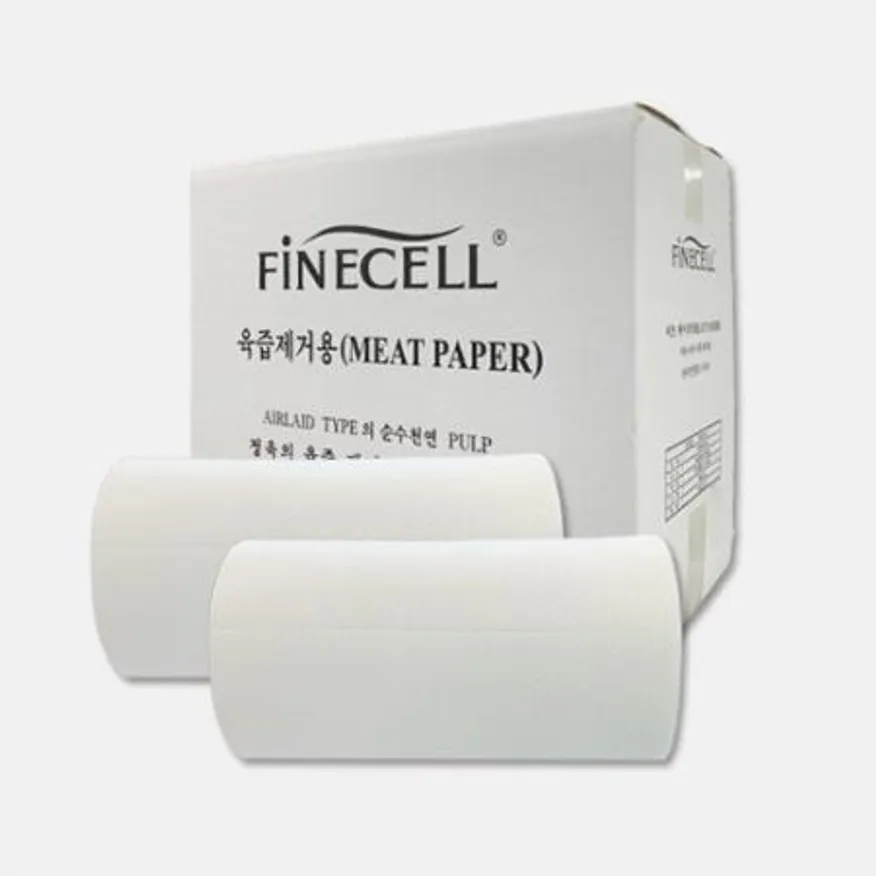 파인셀 육즙제거 흡수지 백색 2롤 미트페이퍼 이미지